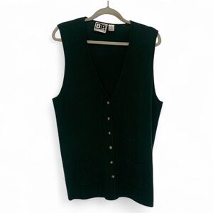 Vintage Black Sleeveless Mini Dress